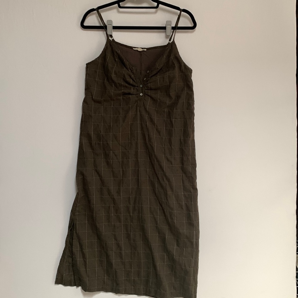Grade & gather green dress size small